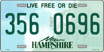NH license plate 3560696