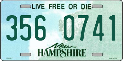 NH license plate 3560741