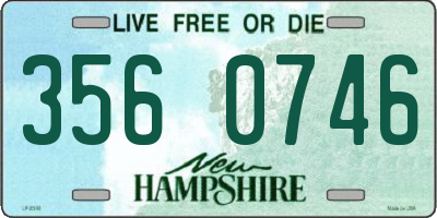 NH license plate 3560746