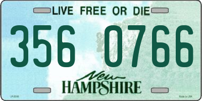 NH license plate 3560766