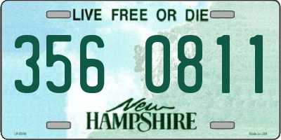 NH license plate 3560811