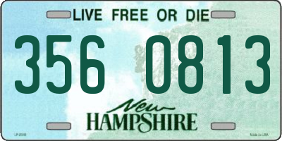 NH license plate 3560813