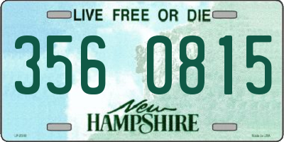 NH license plate 3560815