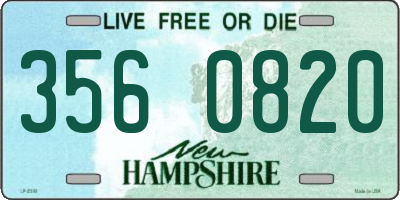 NH license plate 3560820