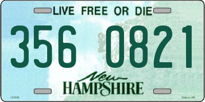 NH license plate 3560821