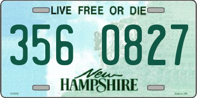 NH license plate 3560827
