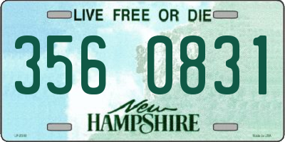 NH license plate 3560831