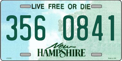 NH license plate 3560841