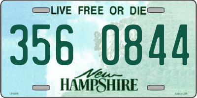 NH license plate 3560844