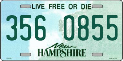 NH license plate 3560855
