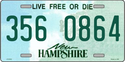 NH license plate 3560864