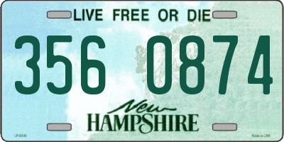 NH license plate 3560874