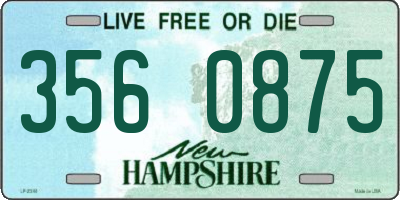NH license plate 3560875