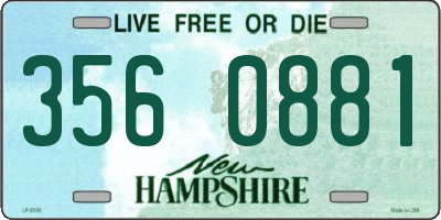 NH license plate 3560881