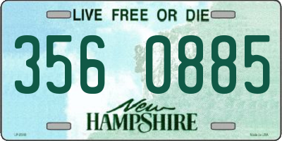 NH license plate 3560885