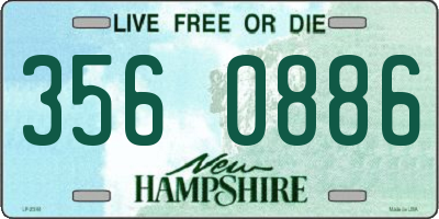 NH license plate 3560886