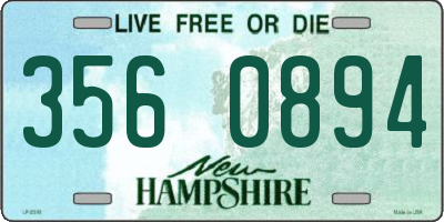 NH license plate 3560894