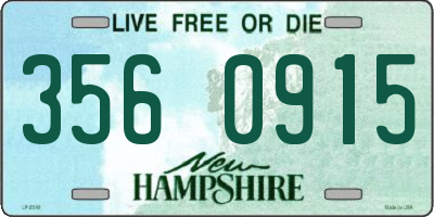 NH license plate 3560915