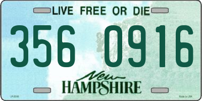 NH license plate 3560916