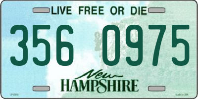 NH license plate 3560975