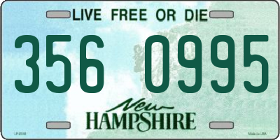 NH license plate 3560995