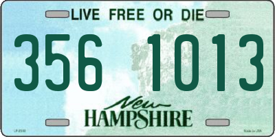 NH license plate 3561013