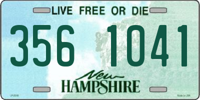 NH license plate 3561041