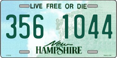 NH license plate 3561044