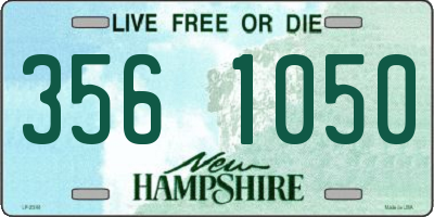 NH license plate 3561050