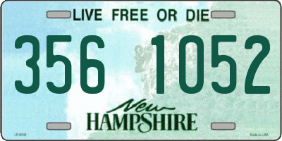 NH license plate 3561052