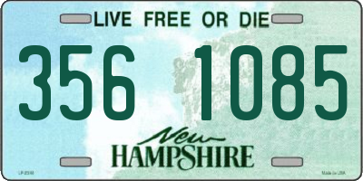 NH license plate 3561085