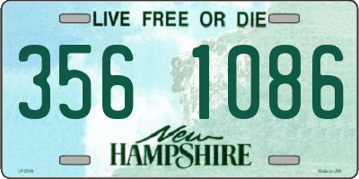 NH license plate 3561086