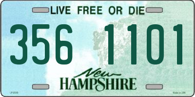 NH license plate 3561101
