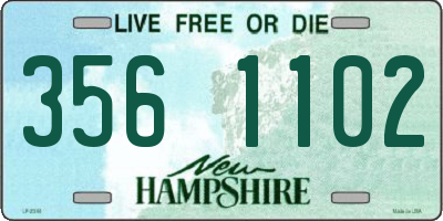 NH license plate 3561102