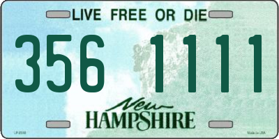 NH license plate 3561111