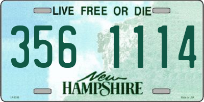 NH license plate 3561114