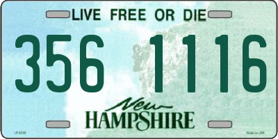 NH license plate 3561116
