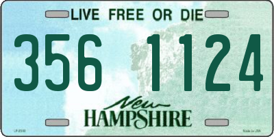 NH license plate 3561124