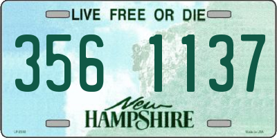 NH license plate 3561137