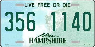 NH license plate 3561140