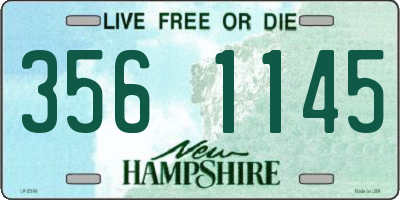 NH license plate 3561145