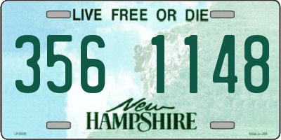 NH license plate 3561148