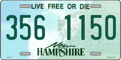NH license plate 3561150