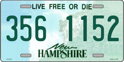 NH license plate 3561152