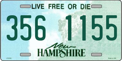 NH license plate 3561155