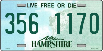NH license plate 3561170