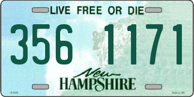 NH license plate 3561171