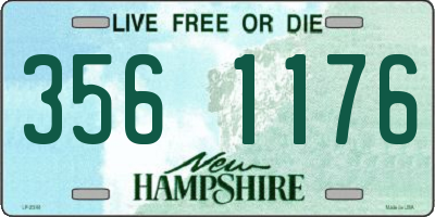 NH license plate 3561176