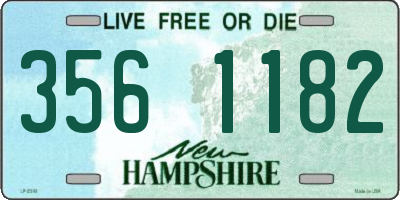 NH license plate 3561182