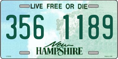 NH license plate 3561189